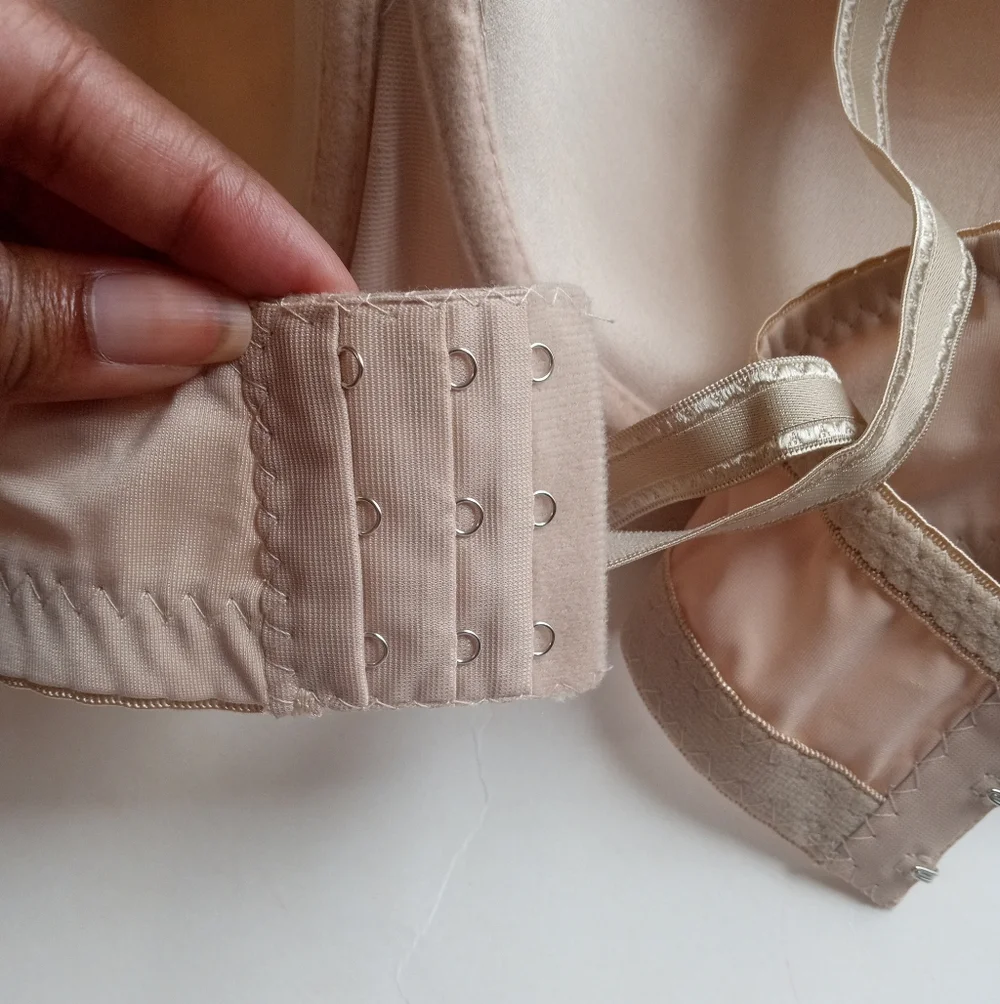 Lace Push Up Bra 40C Women's Plus Size Bra Tan NWT - Picture 5 of 5